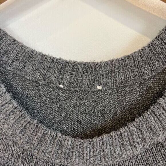 Tribal Jeans Womens Large Grey Pink Fair Isle Pullover Scoop Neck Sweater - Picture 3 of 9